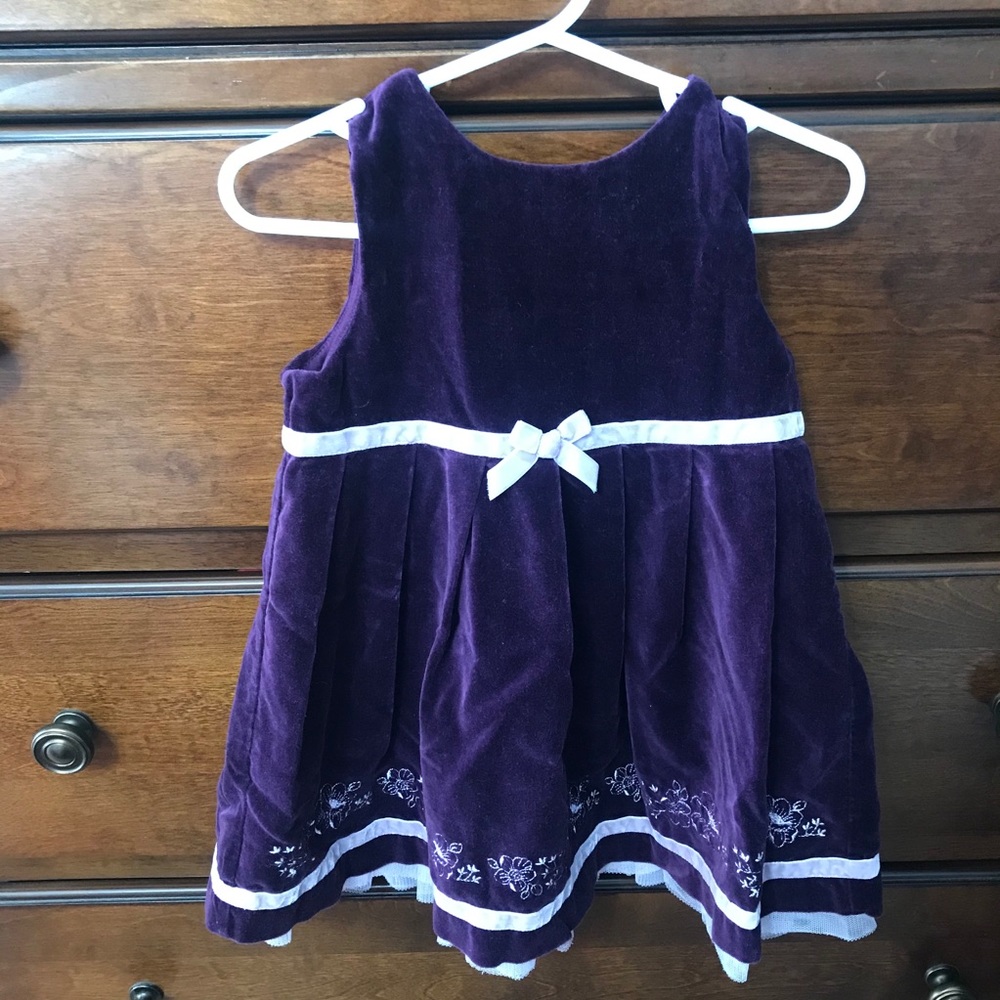 Koala Baby ⚜️ Purple Velvet Dress